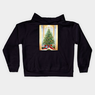 Christmas tree #4 Kids Hoodie